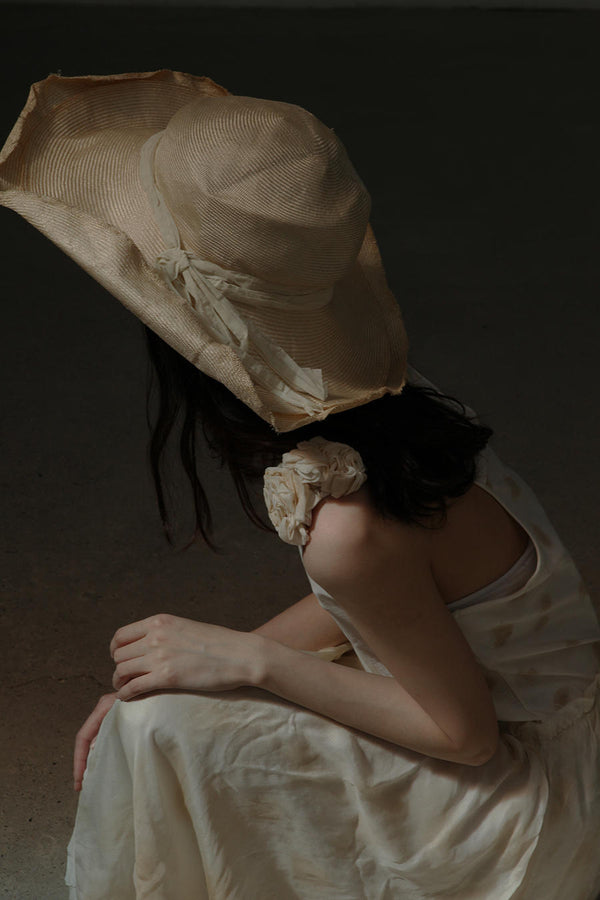 Aleksandr Manamis straw visor 1201694